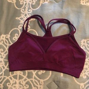 Maroon sports bra by gap body